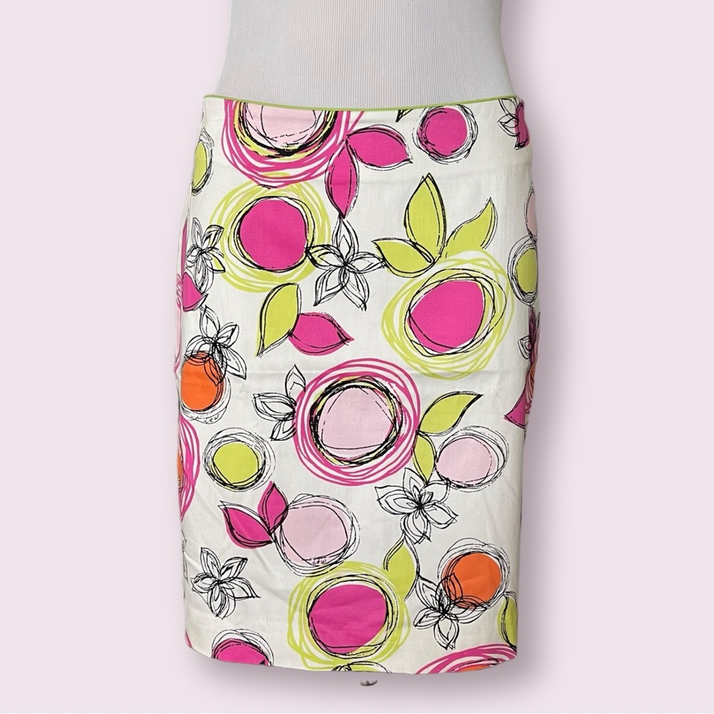 ITW by Claude Brown Neon Floral Skirt - Picture 2 of 6